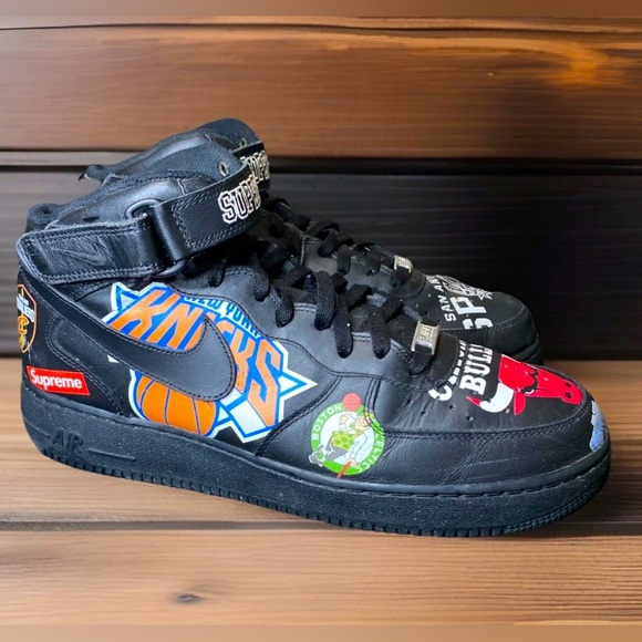 Supreme Other - Supreme x NBA x Air Force 1 Mid Black Size 12 AQ8017-001